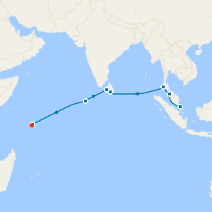 Stay in The Iconic Raffles Singapore & Cruise Africa & The Indian Ocean