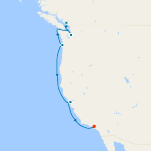 Pacific Coast from Vancouver with Stay