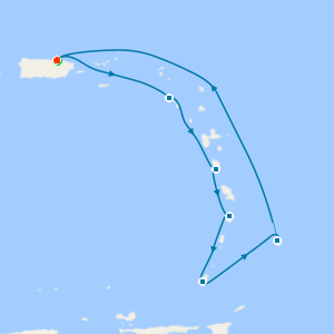 Southern Caribbean from San Juan with 1nt Stay