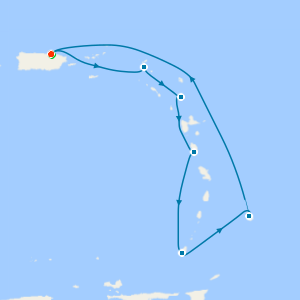 Southern Caribbean from San Juan with 1nt Stay