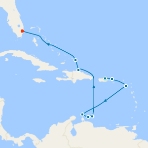 Southern Caribbean Islander from San Juan with 1nt Stay