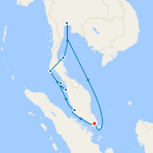 Malaysia & Thailand with Singapore & Sentosa Stays