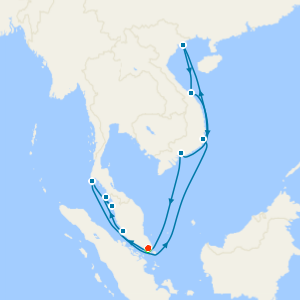Singapore Stay, Malaysia, Thailand & Vietnam with Halong Bay 