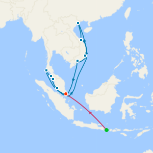 Balinese Delights, Singapore Sights, Malaysia, Thailand & Vietnam with Stays