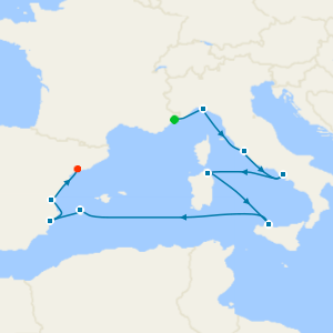 Havens of Italy & Spain from Monte Carlo to Barcelona