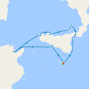 A Circumnavigation of Sicily with Smithsonian Journeys from Valletta Fly Cruise