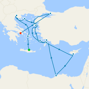 Scenic Greek Islands with Turkey & Egypt from Crete