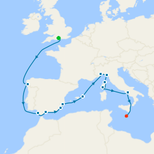 Spain & Italy with the Amalfi Coast from Southampton