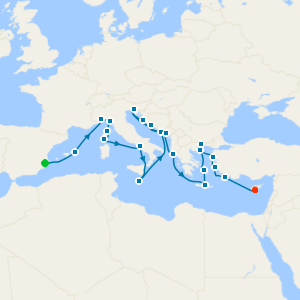 Scenic Sights of Italy, Croatia & Greece from Alicante