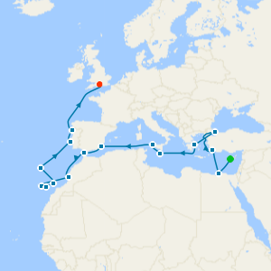 Turkey, Greece, Morocco & the Canaries from Cyprus