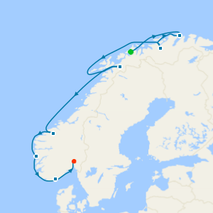 The North Cape Line from Tromso to Oslo