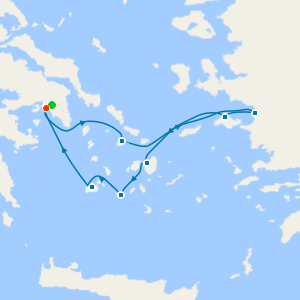 Hidden Greek Isles from Athens with 3nt Stay & The Acropolis Private Tour