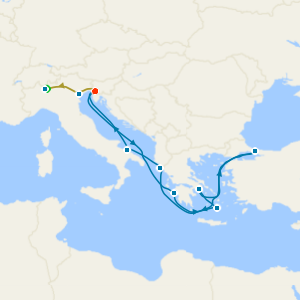 Lake Como & Venice Stays with Greece and Turkey Explorer