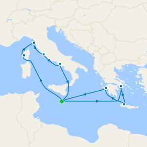 Western Mediterranean from Malta