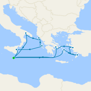 Eastern Mediterranean from Malta