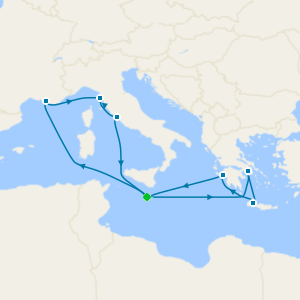Western Mediterranean from Malta