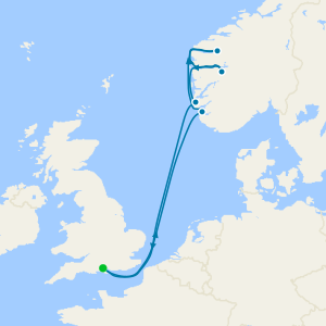 Norwegian Fjords cruise from Southampton