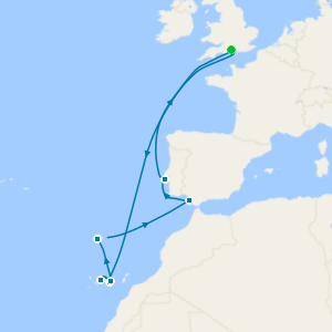 Spain, Portugal and Canary Islands cruise from Southampton