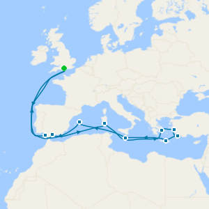 Central Mediterranean from Southampton