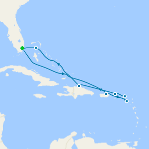 Golden Caribbean Strands from Miami