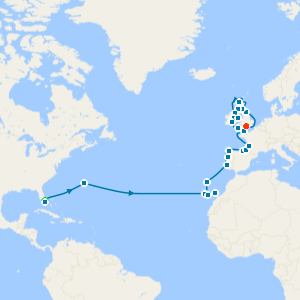Grand Miami Beach Stay with Crossing to Northern Crowns to Southampton