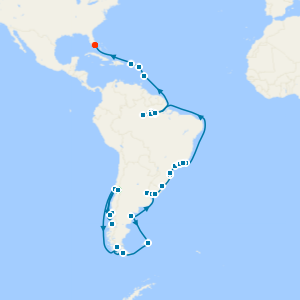 Grand Santiago Stay with Epic Antarctic & Amazon from Chile to Miami