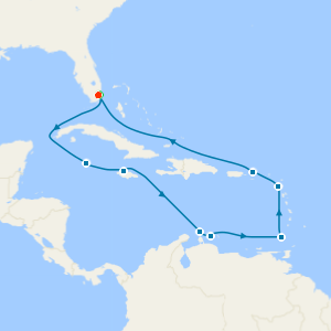 Bountiful Caribbean with Miami Beach Stay