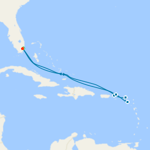 Alluring Antilles with Miami Beach Stay