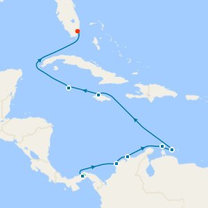 Panama & Pristine Isles from Panama to Miami with Stay