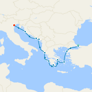 Hellenic & Dalmatian Gems with Istanbul and Venice Stays