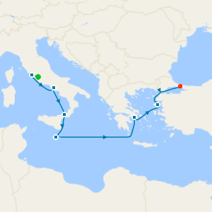 Ancient Sites & Cities from Rome to Istanbul with Stay