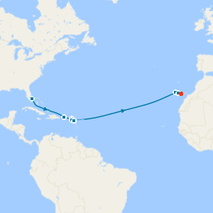 Transoceanic from Ft. Lauderdale to Gran Canaria with Stay 