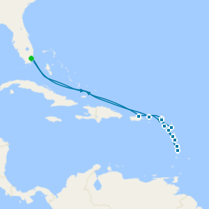 Leeward Island Holiday from Miami