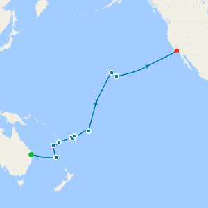 World Cruise: South Pacific Explorer & Hawaii from Brisbane