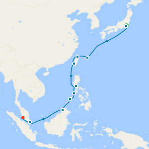 Tokyo Stay, Mt. Fuji & Archipelagos of the East to Singapore