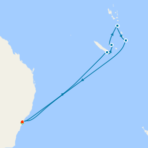 Sydney Stay, Hunter Valley Vineyards, Vanuatu & New Caledonia 