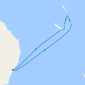 Sydney Stay, Hunter Valley Vineyards, Vanuatu & New Caledonia