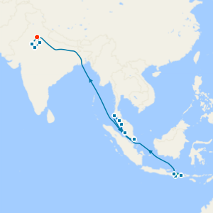 Bali, Southeast Asia & 8 Nt India's Tigers & Golden Triangle Tour