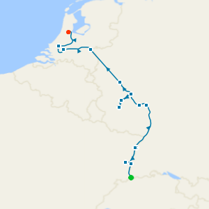 Rhine Castles and Moselle Vineyards river cruise from Basel to Amsterdam
