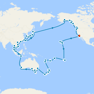 World Cruise with Los Angeles Stay