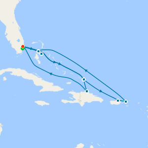 Bahamas & San Juan from Fort Lauderdale with Miami Beach Stay