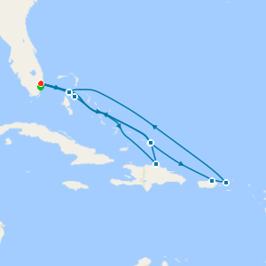 Bahamas & San Juan from Fort Lauderdale with Miami Beach Stay