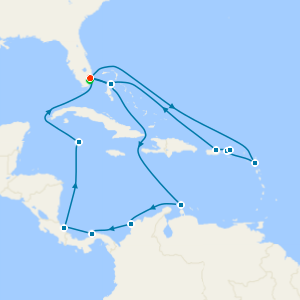 U.S. Virgin Islands from Fort Lauderdale with Miami Beach Stay