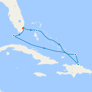 Amber Cove & Bahamas with Miami Beach Stay