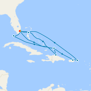 Bahamas & San Juan Holiday with Miami Beach Stay