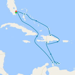 Southern Caribbean: ABC Islands from Fort Lauderdale with Miami Beach Stay