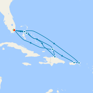 Bahamas & San Juan from Miami with 1nt Stay