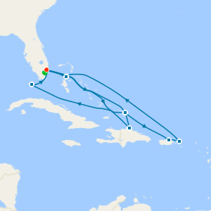 Bahamas & San Juan from Fort Lauderdale with 1nt Stay