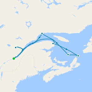 The St. Lawrence River in the Heart of the Boreal Winter from Quebec