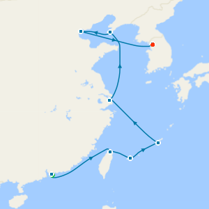 East Asia from Hong Kong to Seoul with Stays